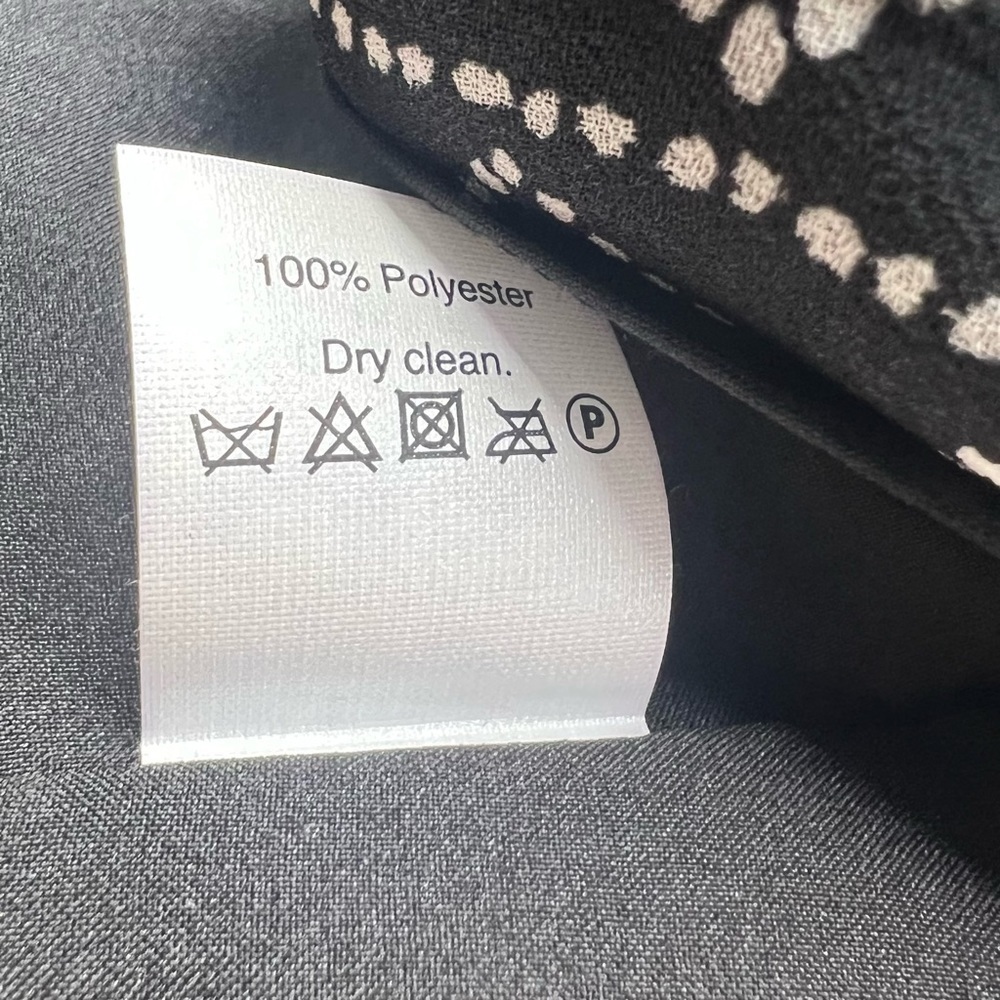 Madewell Caravan Black & White Geometric Printed Flowy Mini Skirt XL NWT - Picture 10 of 14
